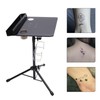 DDBESSIC Tattoo Workstation,Portable Adjustable Large Tattoo Tray Rolling Mobile Work