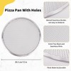 BUWUSMU 8 Pcs 12 Inch Pizza Pan with Holes Aluminum