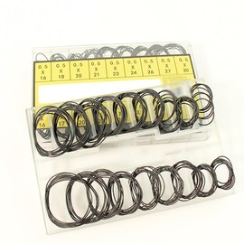 About 180 Pcs O Ring Watch Gasket Rubber Seal Kit Assorted Size Watch Gaskets Watches Back Cover Seal Gaskets Watches Repairing Accessories for Watchmakers