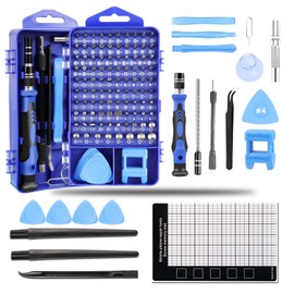 Precision Screwdriver Set, Electronics Repair Tool Kit with Magnetic Organizer Board, Fast Repair Home Multi-Types Screwdrivers for Phone, Computer, Laptop