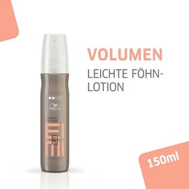 Wella EIMI Perfect Setting Hitzeschutzspray – Volumenspray mit leichtem Halt – pflegendes Föhnspray für einen natürlichen Look mit gesundem Glanz – 1 x 150 ml