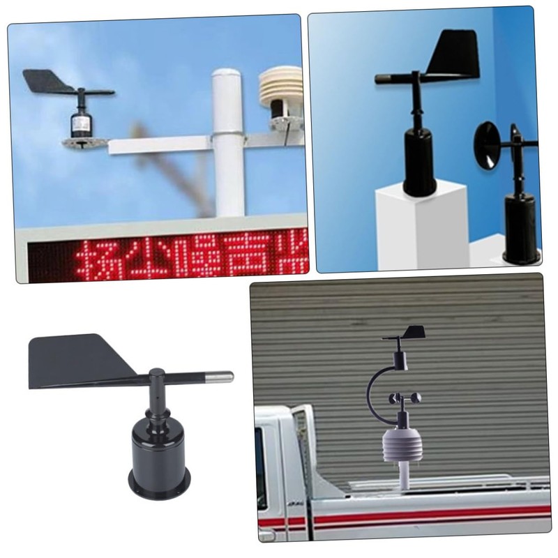 Gatuida Wind Anemometer Shell Durable Abs Wind Direction Indicator Housing