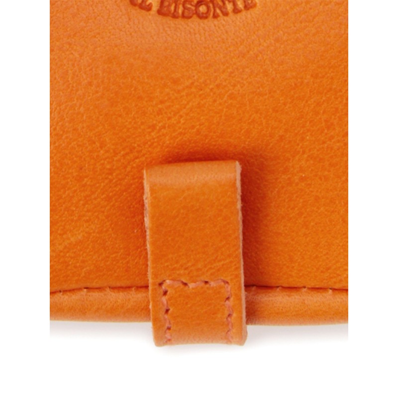 IL BISONTE Coin Purse, Coin Purse, Leather, Genuine Leather, Cowhide