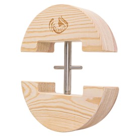 HAIBEIR Wooden Hat Stretcher-Updated Adjustable Buckle Heavy Duty-Easy to Use-Small Size 6.69" to 8.86" Natural