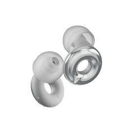 Loop, Switch 2 Adjustable Ear Plugs, Noise Control, 3 Noise Relief Modes with Enhanced Fit, 1 Pair + Case:_Silver