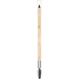 Sante Naturkosmetik Eyebrow Pencil 02 Brown, for Filling Eyebrows, with Brow Brushes, Natural Make-up, Vegan, 1, 14 g