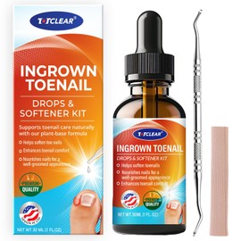 Ingrown Toenail Relief: Ingrown Toenail Tool for Men Women - Ingrown Toenail Removal Kit - Ingrown Toenail Corrector Drops - Ingrown Toenail Removal - Effective Solution for Ingrown Toenails - 30ml