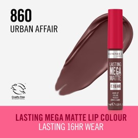 RIMMEL Lasting Mega Matte Liquid Lip Color 860 Urban Affair 7.0ml