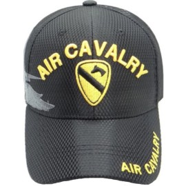 US Warriors U.S. Army, Air Cavalry, Size Adjustable, Black Mesh Hat