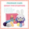 AIDINGO DIY Crochet Easter Bunny Egg Crochet Starter Kit for