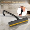 Silicone Shower Squeegee for Glass Doors with Built-in Hook, 8.3