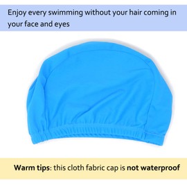 HONBAY 3PCS Solid Color Swim Cap Swimming Cap Swimming Hat for Kids and Adult(not for Long Hair)