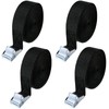 URAQT Tie Down Straps, 4 Pack Heavy Duty Tensioning Belts,