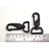 Wuuycoky Black 1" Inner Diameter D Ring Medium Hook Lobster
