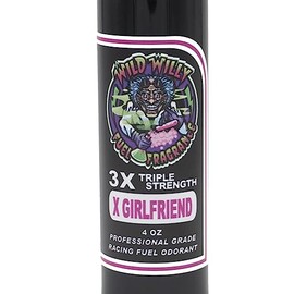 Wild Willy X Girlfriend Fuel Fragrance/Scent, 4 Ounce Bottle, Compatible with Methanol, Alcohol, Gas, Nitro, and Diesel Fuels!