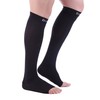 Doc Miller Open Toe Compression Socks, 15-20 mmHg, Toeless Compression