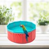 FlidRunest Conure Bathtub for Outdoor, Portable Parrot Bath Tub for