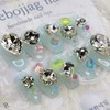 Clear Su Handmade Nail Tips - Almond M / 클리어