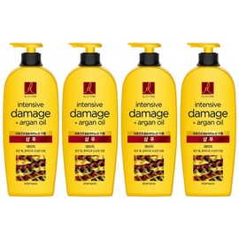 Elastine Argan Oil Damage Shampoo, 680ml, 4 packs / 엘라스틴 아르간오일 데미지 샴푸, 680ml, 4개