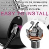 MKBKLLJY 2 Pcs Guitar Output Jack Multi Contact 1/4" Mono