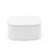 Miyoshi Seisakusho Valeavari 0601-0050 2-Tier Lunch Box, White
