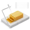 TOPULORS Cheese Slicer with 5 Replacement Upgrade Thick Cutting Wires
