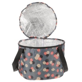 VICASKY Collapsible Foot Soaking Tub Portable Foot Basin with Elegant Floral Design for Travel Home Use Capacity Easy to Carry for Relaxation and Comfort