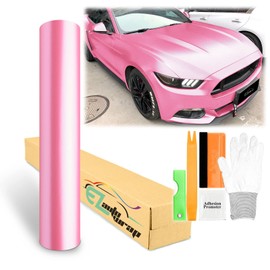 60"x96" (5FTx8FT) Princess Pink Matte Metallic Satin Pearl Vinyl Wrap Sticker Sheet Film Car Auto Vehicle DIY Decal Bubble Free Air Release Self Adhesive Peel and Stick Free Tool Kit
