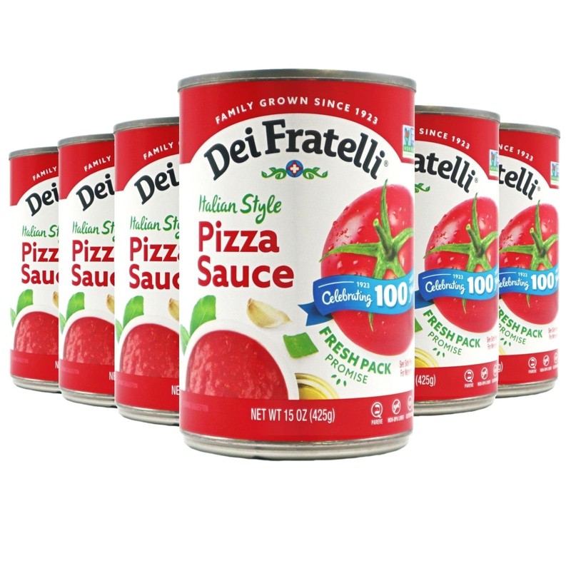 Dei Fratelli Pizza Sauce from Vine-Ripened Tomatoes (15 oz. Cans,