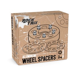 2.5 inch Golf Cart Wheel Spacers (4x4 Bolt Pattern, 62mm Bore, 1/2x20 Studs, Cone Seat Nuts) Compatible with EZ GO EZGO Club Car (Widens Track by 5 inches) 4x101.6 64mm 2pcs