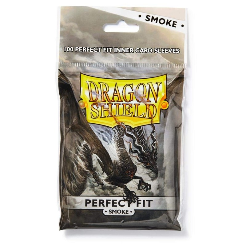Dragon Shield 100 Standard Size Perfect Fit Smoke Sleeves (2