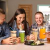XHQHSZ 200-Pack Solid Colors Flexible Drinking Straws, Plastic Disposable Bendy