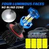 AUIMSOCO For Jeep Gladiator 2020-2023 4X White LED Headlights Hi/Lo