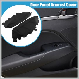 RATCHROLL Car Front Door Panel Armrest Cover Interior Door Trims for Toyota Avalon 2013-2018 Black 1 Pair Replacement Car Parts