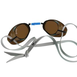 Malmsten Swedish Classic Swimming Goggles | Swedish Goggles | Mounting Set (Smoke)