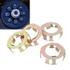 Trailer Spindle Nut Retainer, 4Pcs Metal Trailer Wheel Spindle Nut