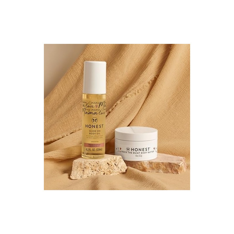 The Honest Company Mama Bump Love Bundle Body Butter Oil