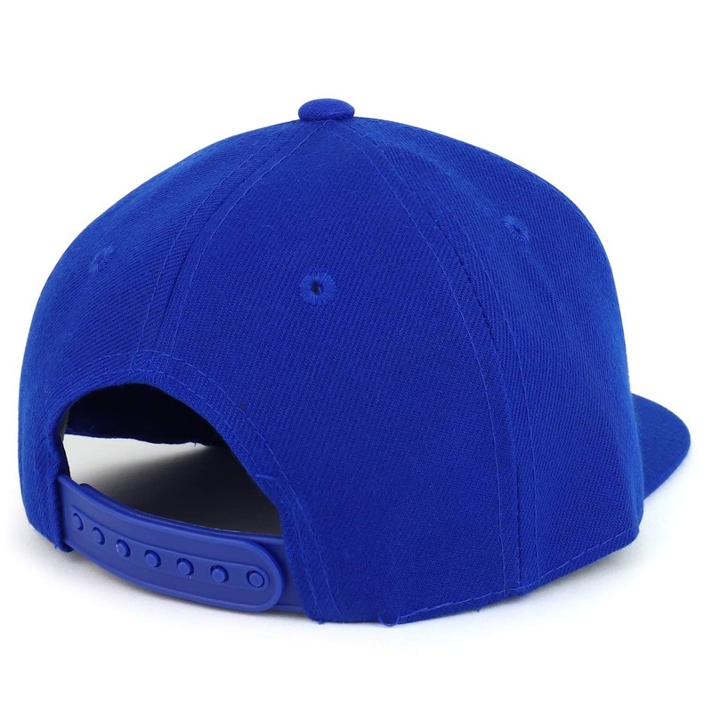 Trendy Apparel Shop gorra plana para niños pequeños, Royal, Talla