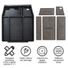 BestEvMod Storage Box Organizer Center Console Tray with Vegan Leather