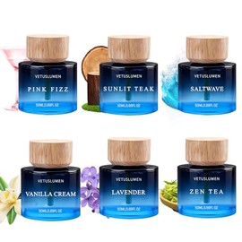 6-Pack Natural Essential Oil Car Air Freshener Diffuser Set