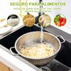 Coladores de Cocina, 5.8 L Colador de Acero Inoxidable, Coladores
