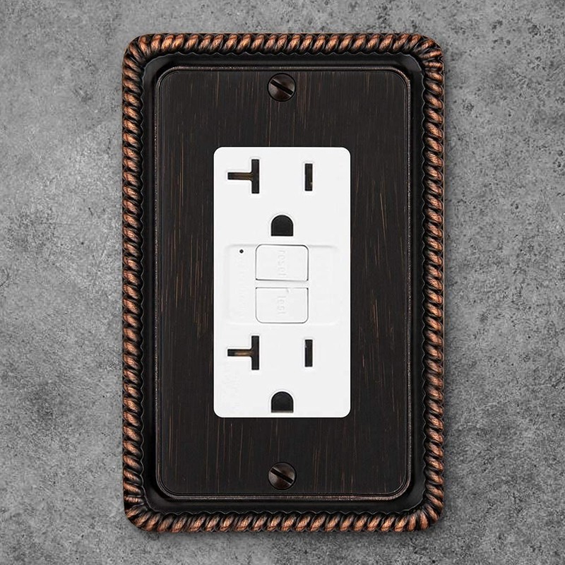 Henne Bery Rope Edge Decorative Wall Plate Switch Plate Outlet