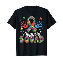 Autism Awareness Autism Support Squad Family T-Shirt