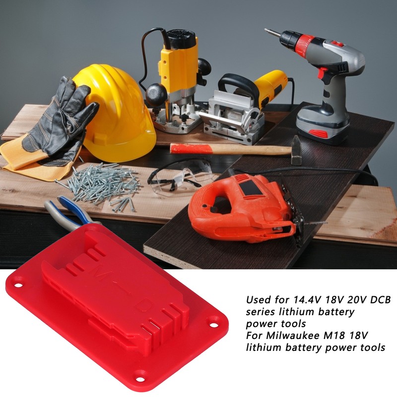 5Pcs Tool Holder Mount Battery Fixing Bracket Storage Rack for