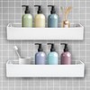 Shuntong Premium Shower Caddy, 2 Pack White, Rustproof Stainless Steel