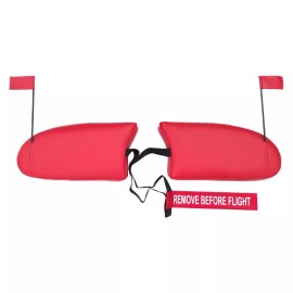 Got Plugz LLC Cessna 150J Cowl Plugs w/ RBF Streamer (Color: Red)