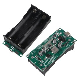JUZITAO 2PCS 15W 3A Battery Boost Charging Module High Power UPS 18650 Lithium Battery Boost Charging Module Charging and Discharging UPS Uninterruptible Power Supply (9V)