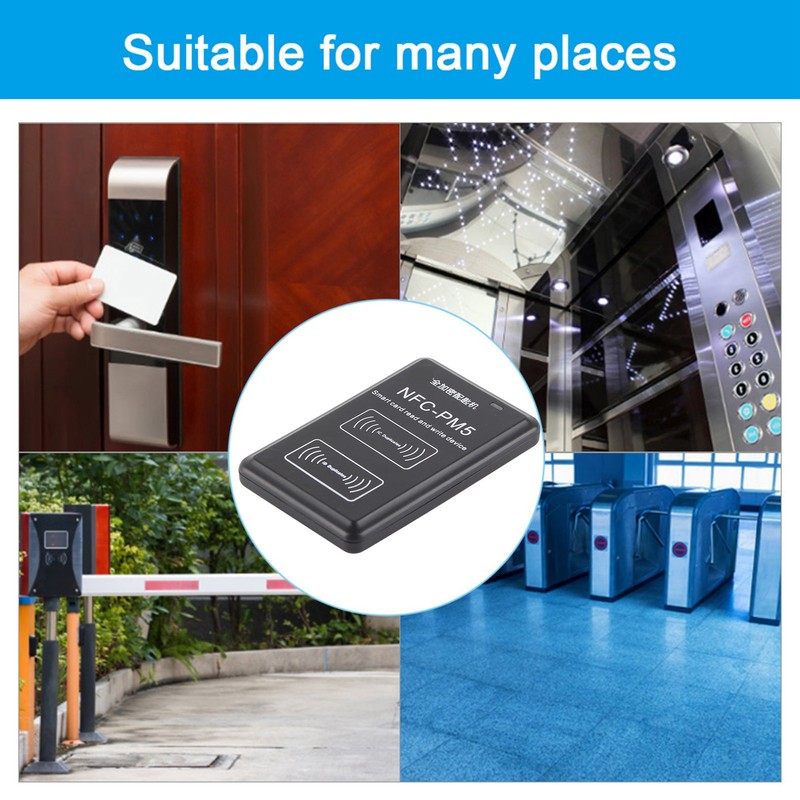 NFC Card Duplicator Encrypted Decoding 125KHZ 13.56MHZ ID IC Card