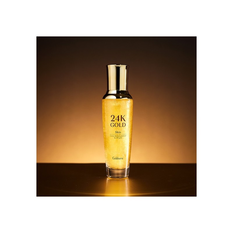Goldvera 24K Gold Cosmetics 5-Piece Set Basic Cosmetics Skincare Collagen