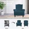 Easy-Going Stretch Wingback Chair Sofa Slipcover 1-Piece Sofa Cover Furniture